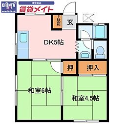 間取図画像 2DK