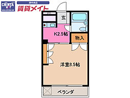 ガーデンビュー 2階/-