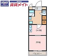 間取図画像 1DK