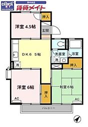 メゾンリヴィエール　Ｂ 2階