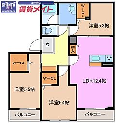 シャーメゾンボスコルーチェ 3階