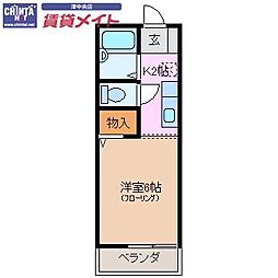 プレジール坂倉 1階/-