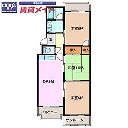 臼井マンション 4階/-