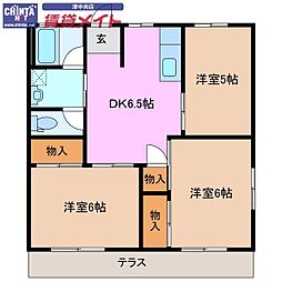 コーポ増田 1階/-