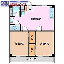 津IN COURT 練木(ノースコート) 4階/-