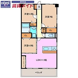 メゾンドゥールI 2階
