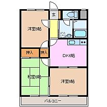 ヴィラスズカ 211 ｜ 三重県鈴鹿市南堀江２丁目（賃貸アパート3DK・2階・55.30㎡） その2