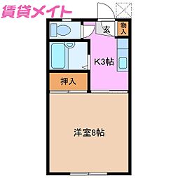 ハイツカスル 2階