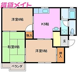 ニューコスモオザキ 2階