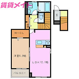 ラ サクラーレII 2階