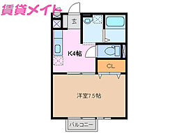 シャルムすずか A 1階