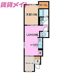 エレガント南江島 1階