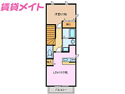 シャルムA 2階/-