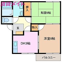 鈴鹿グリーンビレッジＢ棟 2階