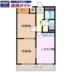 コーポラス須賀 1階/-