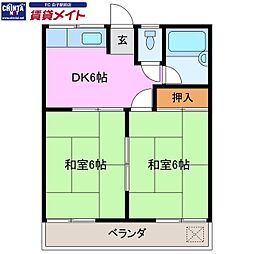 第二コーポ優珈里 1階/-
