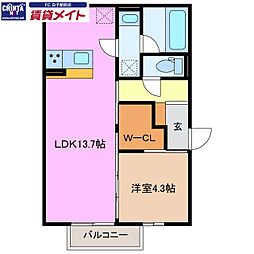 パルミエ　III 2階