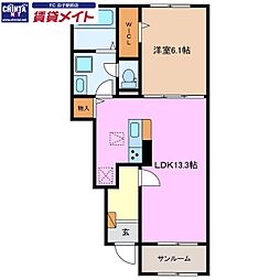 フレンド B棟 1階