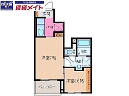 コートハウス安塚II 1階/-