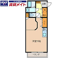 グランシャリオ ワンルームの間取図画像