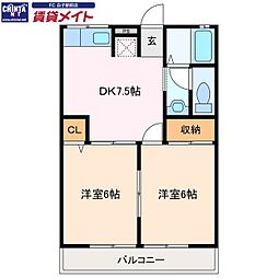 クレアール江島A棟 2階