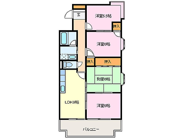 同じ建物の物件間取り写真 - ID:224004710148