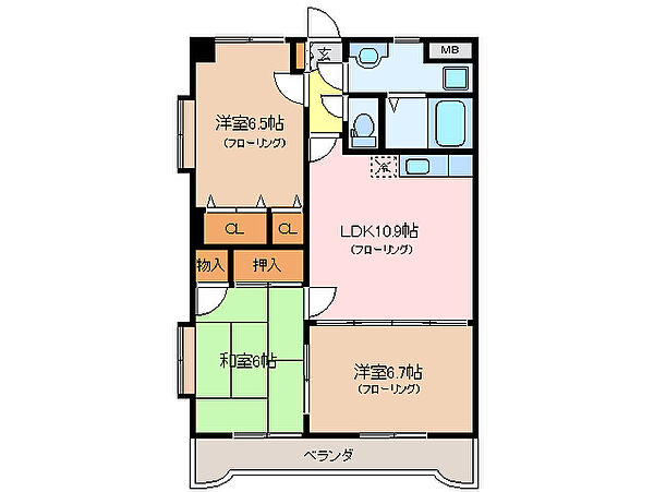 同じ建物の物件間取り写真 - ID:224004770895