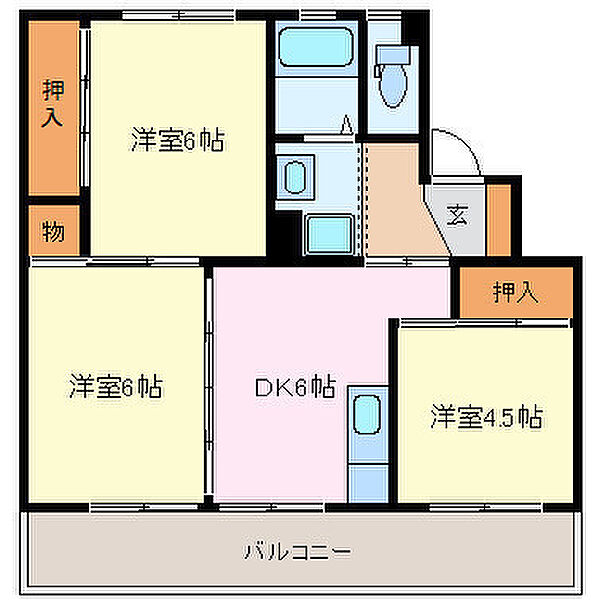 同じ建物の物件間取り写真 - ID:224004817508