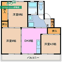 ビレッジハウス伊勢南部2号棟 5階