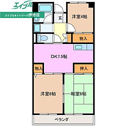 近畿マンション 6階