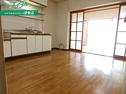 松月マンション 4階2DKのリビング/ダイニング