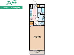 メゾンブローニュ　10 1階1Kの間取り