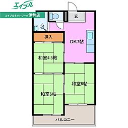 馬瀬ハイツ 5階/-