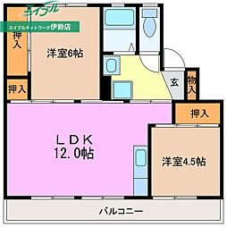 ビレッジハウス伊勢南部1号棟 2階