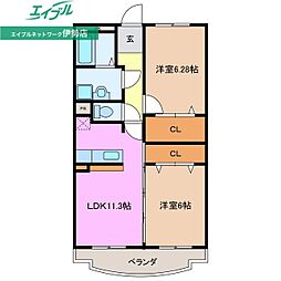 ダンケ 2階/-