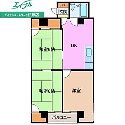 シャトーナツヤマ 4階/-