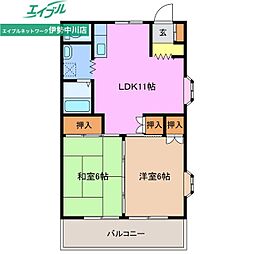 アンジーナビル 2階