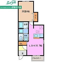 クラージュ　Ｂ棟 1階