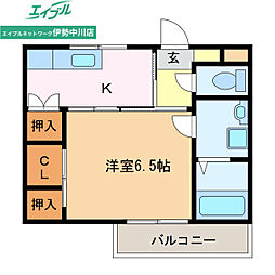 プレジール 2階