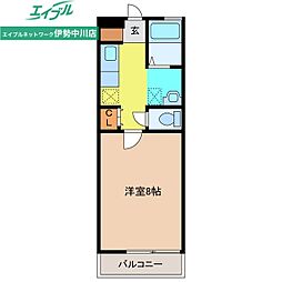 grace 1Kの間取図画像