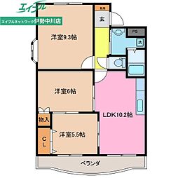 プロミネント伊勢中川II 1階