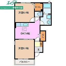 プラザサンライズB棟 1階/-