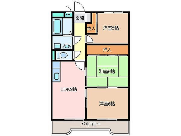 同じ建物の物件間取り写真 - ID:224004734266