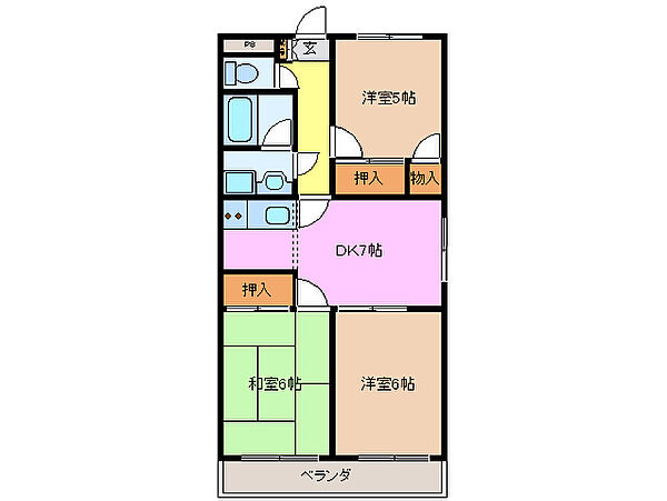 同じ建物の物件間取り写真 - ID:224004839775