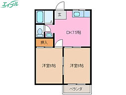 ルナハイツにしむら 2階