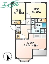 エルシャトー 2階
