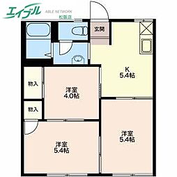 タウニィアサヒ　Ａ 1階