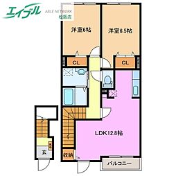 シャトレ城南I 2階