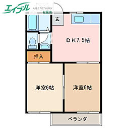 タウニー垣鼻　Ａ棟 2階