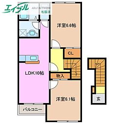 エルシャトーIII 2階/-